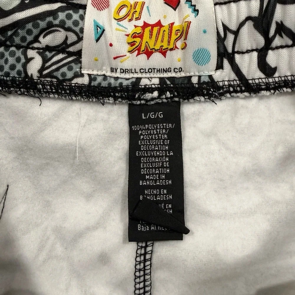 Oh Snap!‎ by Drill Men's Comic Print Shorts Size Large NWT